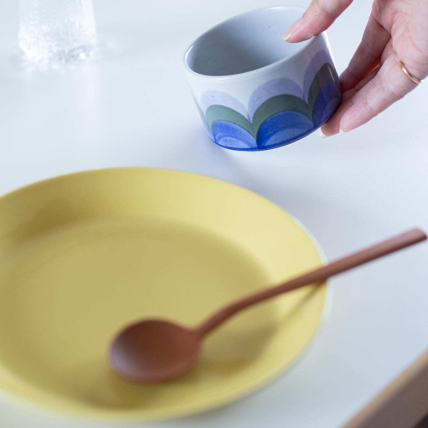 blue 9.0cm bowl / PENTIK (ペンティック)