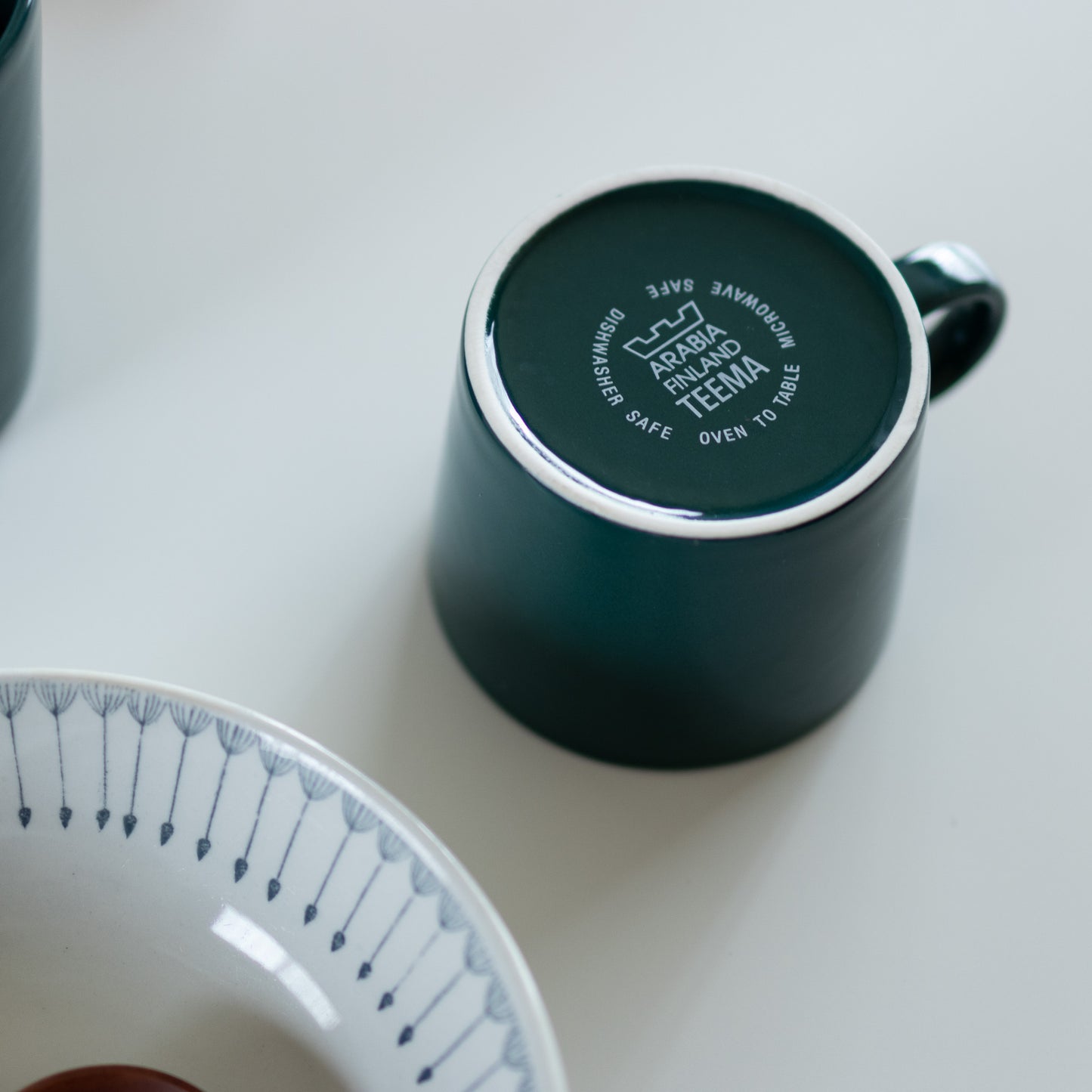 teema (ティーマ) creamer dark green / arabia (アラビア)