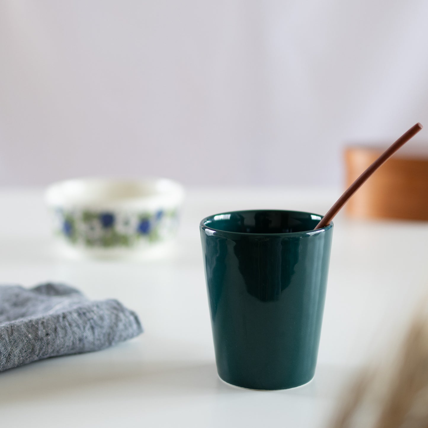 teema (ティーマ) goblet cup dark green / arabia (アラビア)