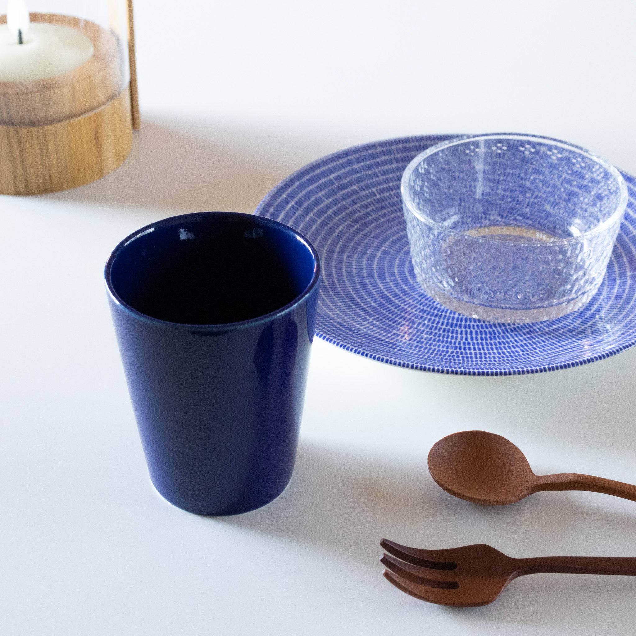 kilta (キルタ) goblet cup blue / arabia (アラビア) – 北欧ヴィンテージのお店 hobaru(ほおばる)