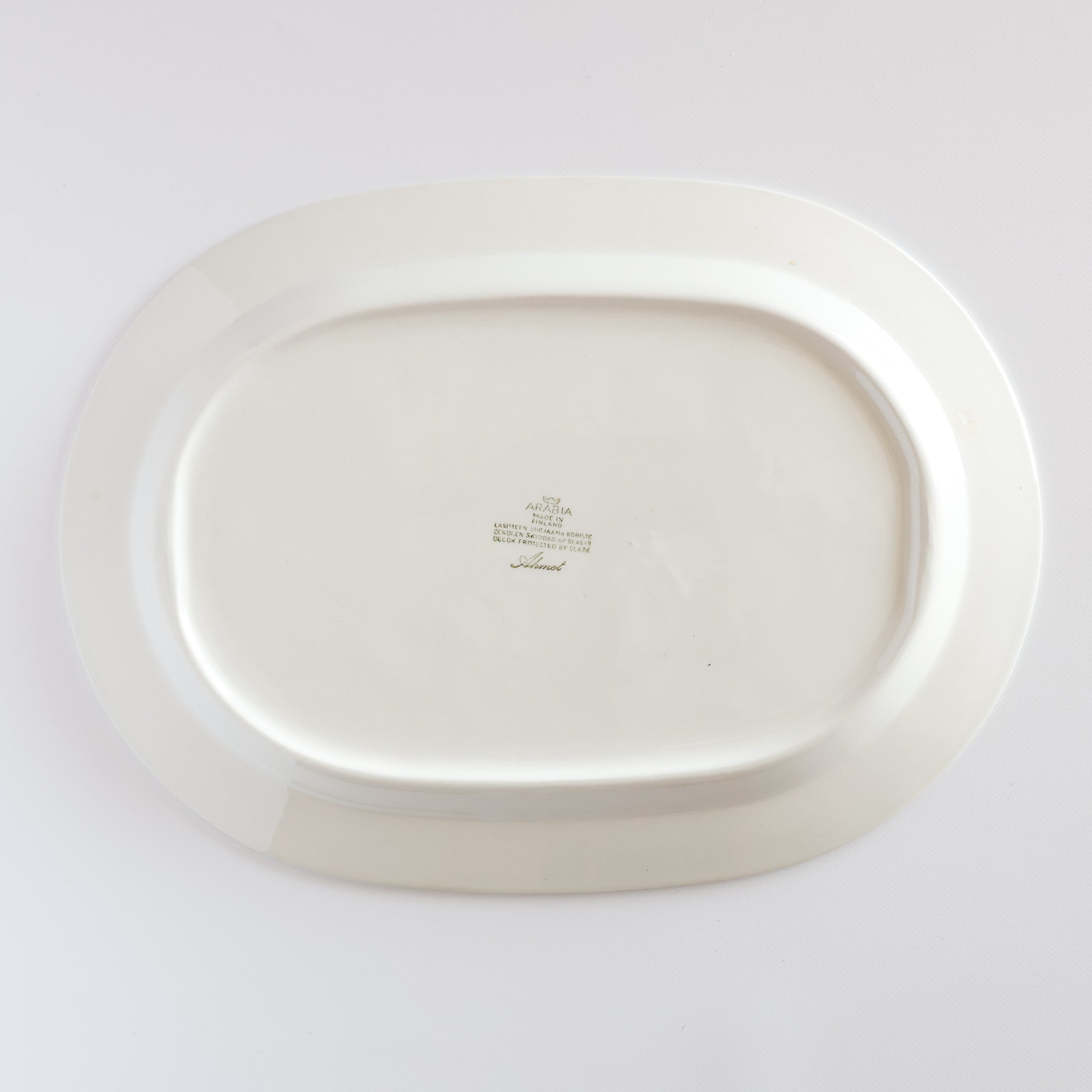 ahmet (アーメット) oval plate 30.5cm / arabia (アラビア)