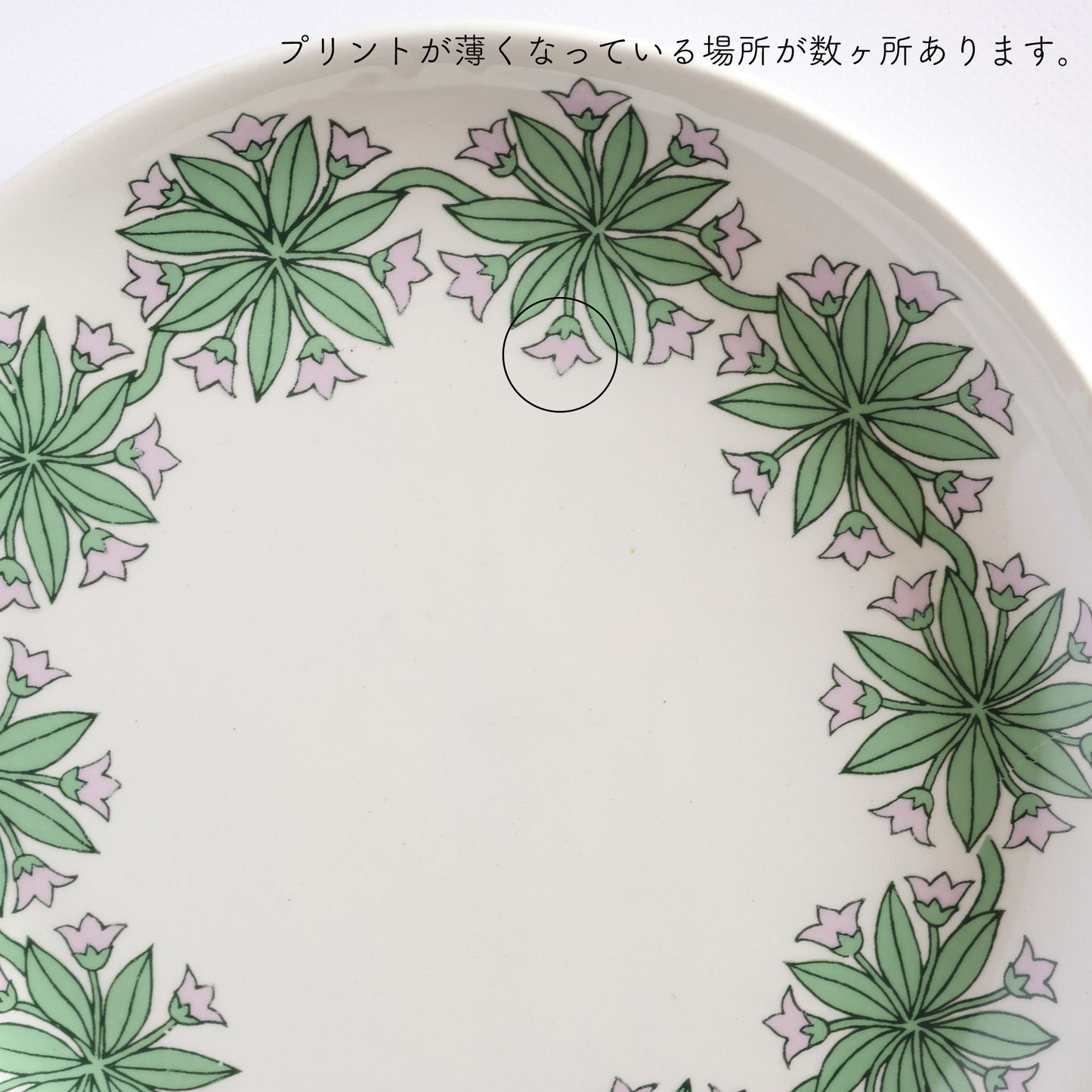 unknown (名称不明) plate 17.0cm / arabia (アラビア)